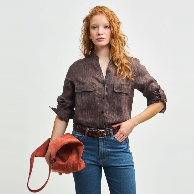 Blusa Manga Larga Mujer