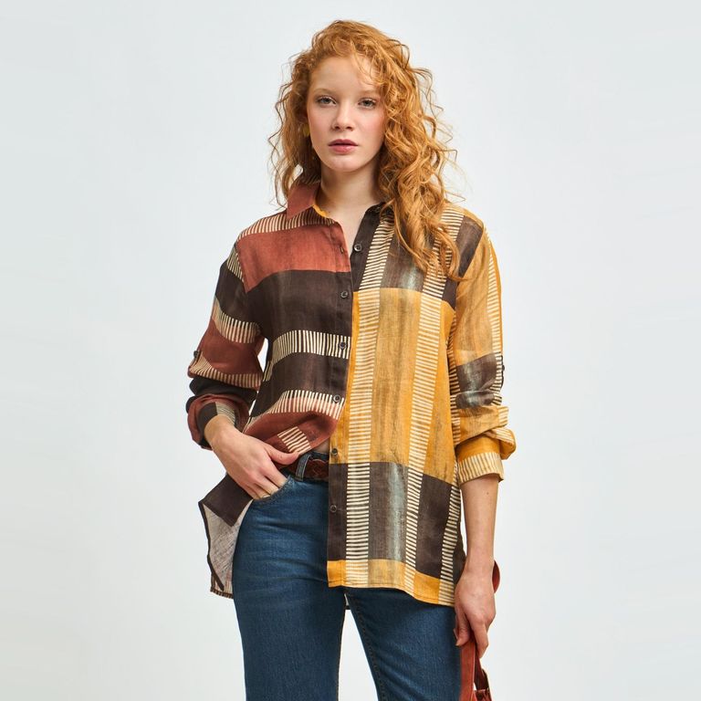 Camisa Manga Larga Mujer