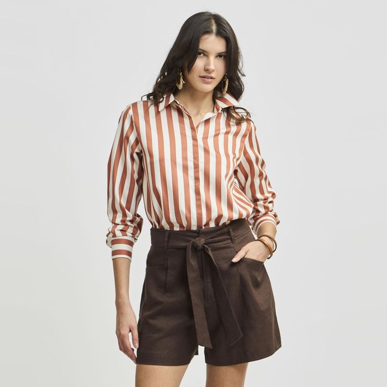 Camisa Manga Larga Mujer