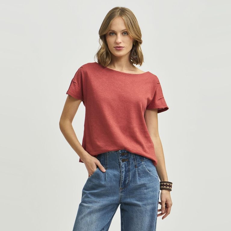 Polera Manga Corta Mujer