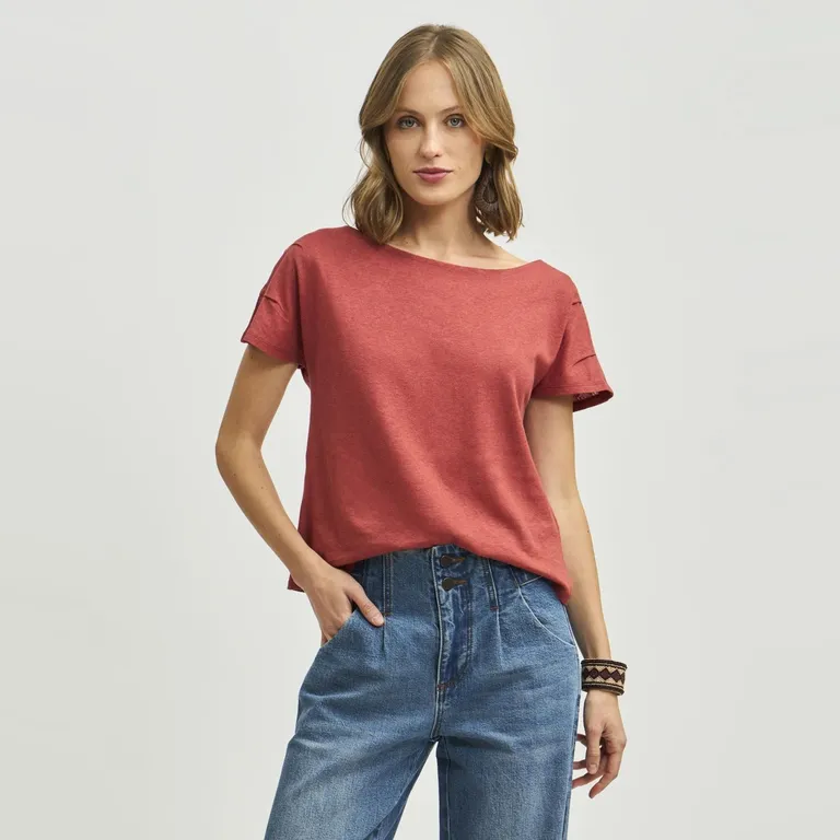 Polera Manga Corta Mujer