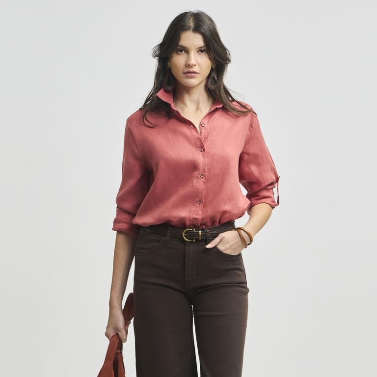 Camisa Manga Larga Mujer