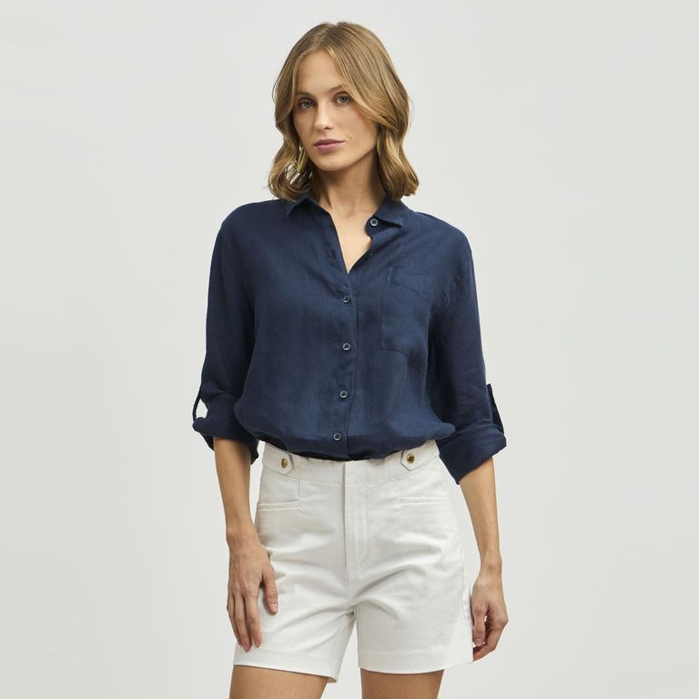 Blusa Manga Corta Mujer