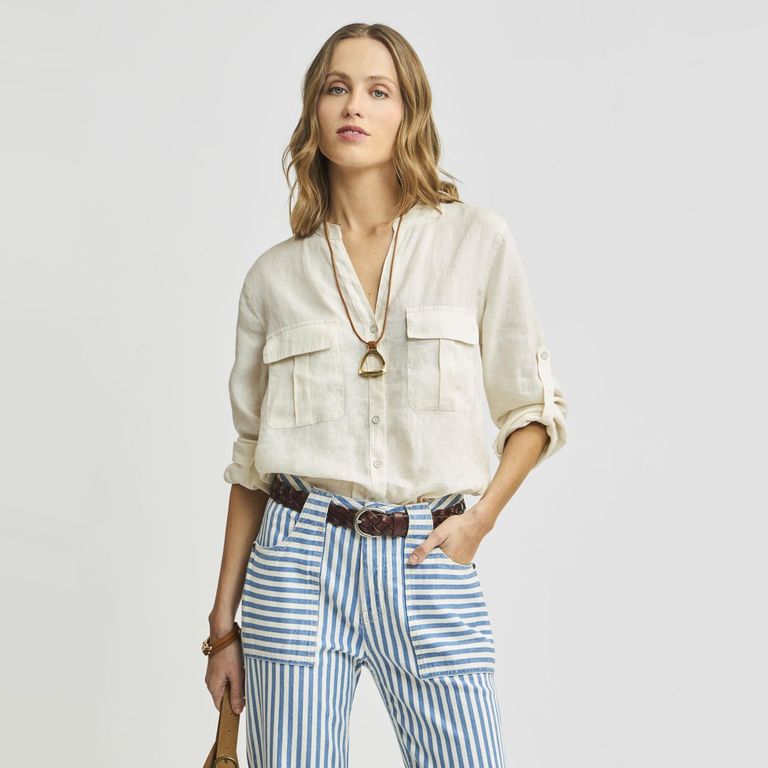 Blusa Manga Larga Mujer