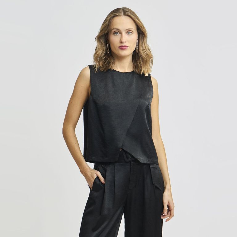 Blusa Manga Corta Mujer