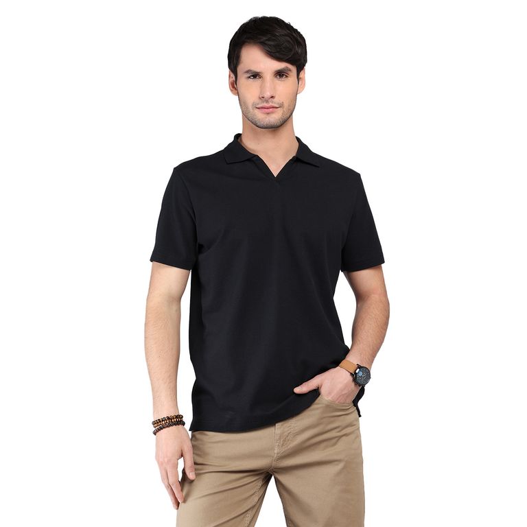 Polera Piqué Manga Corta Hombre