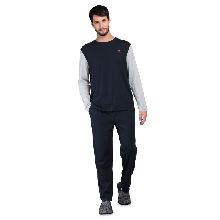 Pijama Manga Larga Hombre