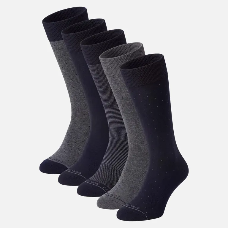 Pack 5 Calcetines Largos Hombre