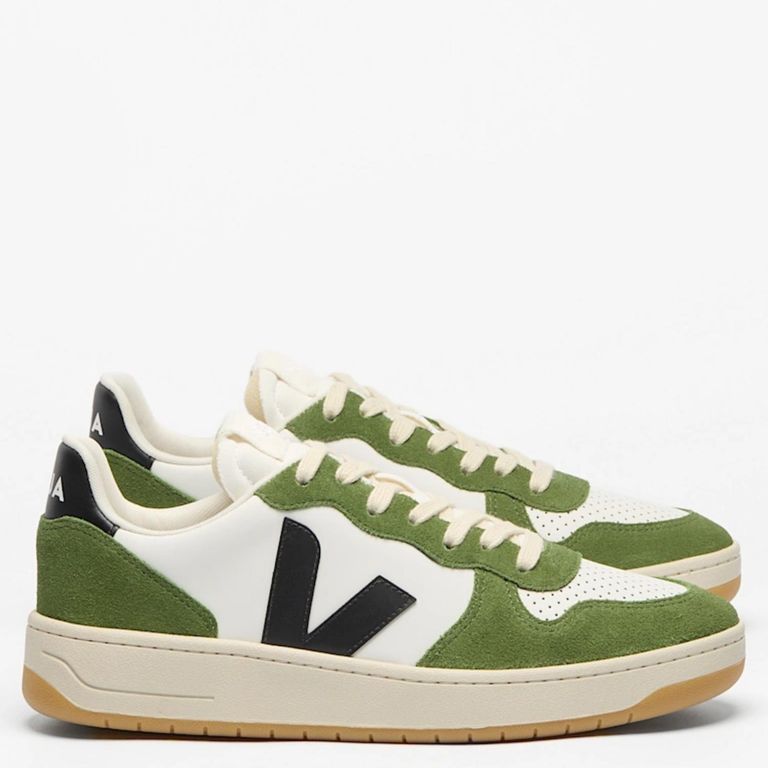 V-10 Le Zapatilla Urbana Hombre Cuero Blanco