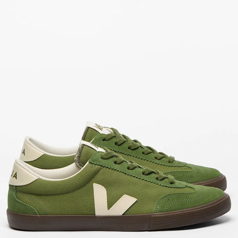 Volley Can Mil Zapatilla Urbana Mujer Cuero Verde