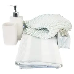 DORAL - Set Baño Sofia 17 Pzas Menta