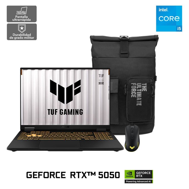 TUF Gaming FX607 Intel Core i5, 16GB RAM, 512GB SSD, NVIDIA GeForce RTX 5050