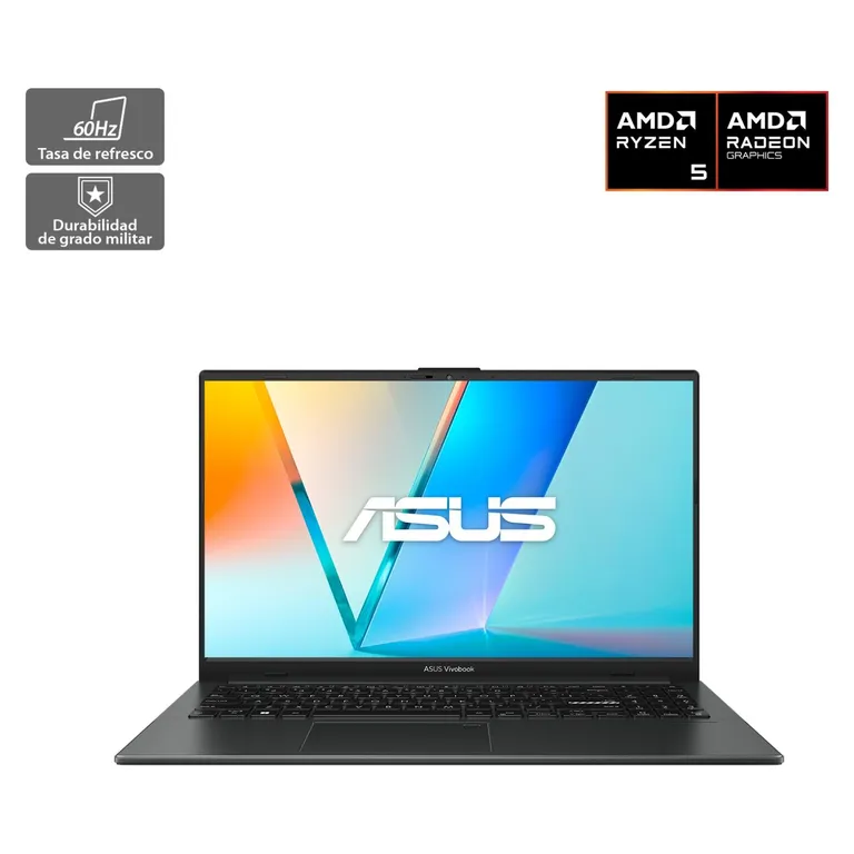 Vivobook Go 15 E1504 AMD Ryzen 5, 8GB RAM, 512GB SSD, Pantalla Full HD 15.6"