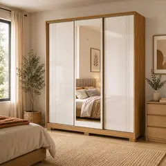 MICA - Clóset 3 Puertas Dallas Con Espejo