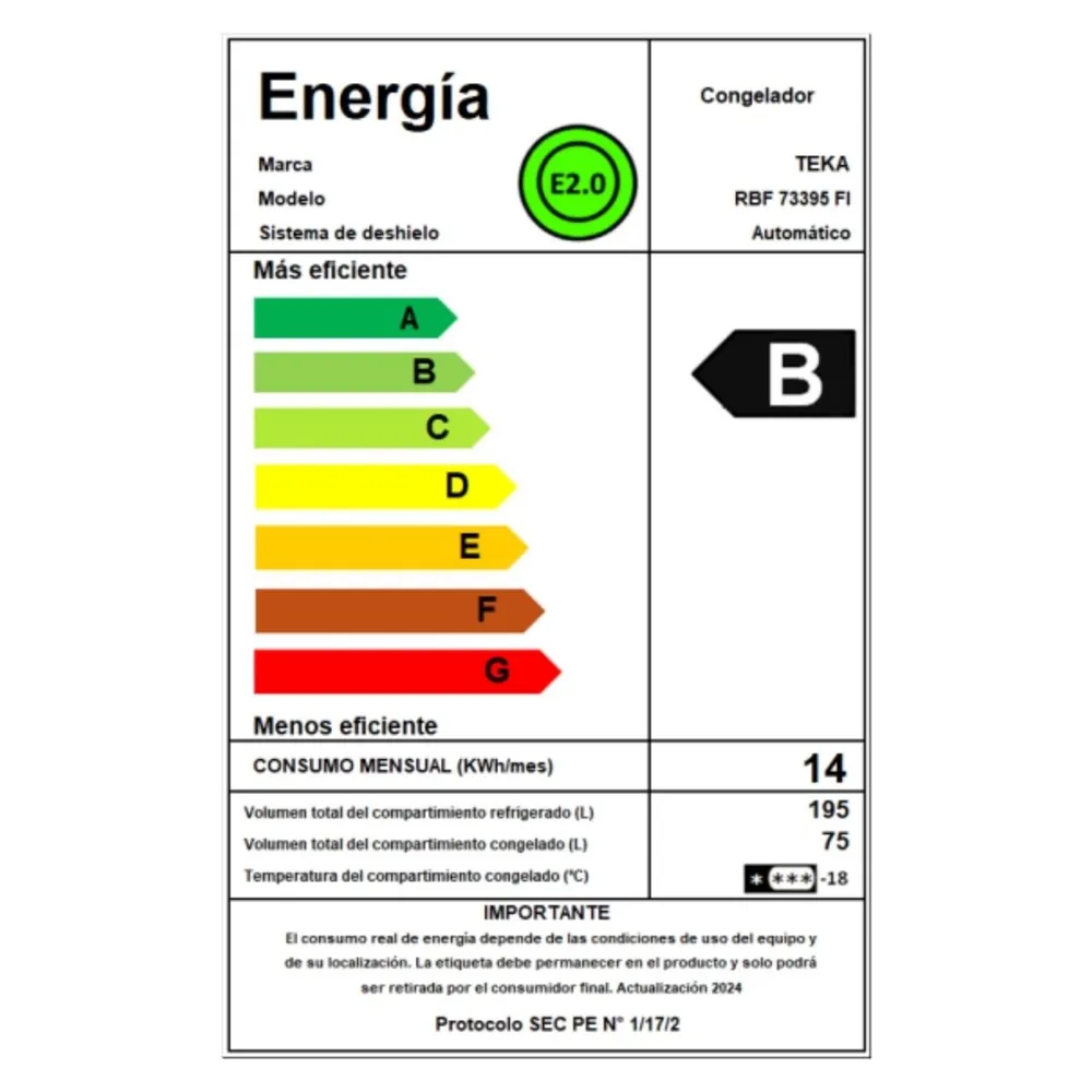 Refrigerador Inte Rbf 267 Litros 73395 Fi Wh 220-2 No Frost, foto 17