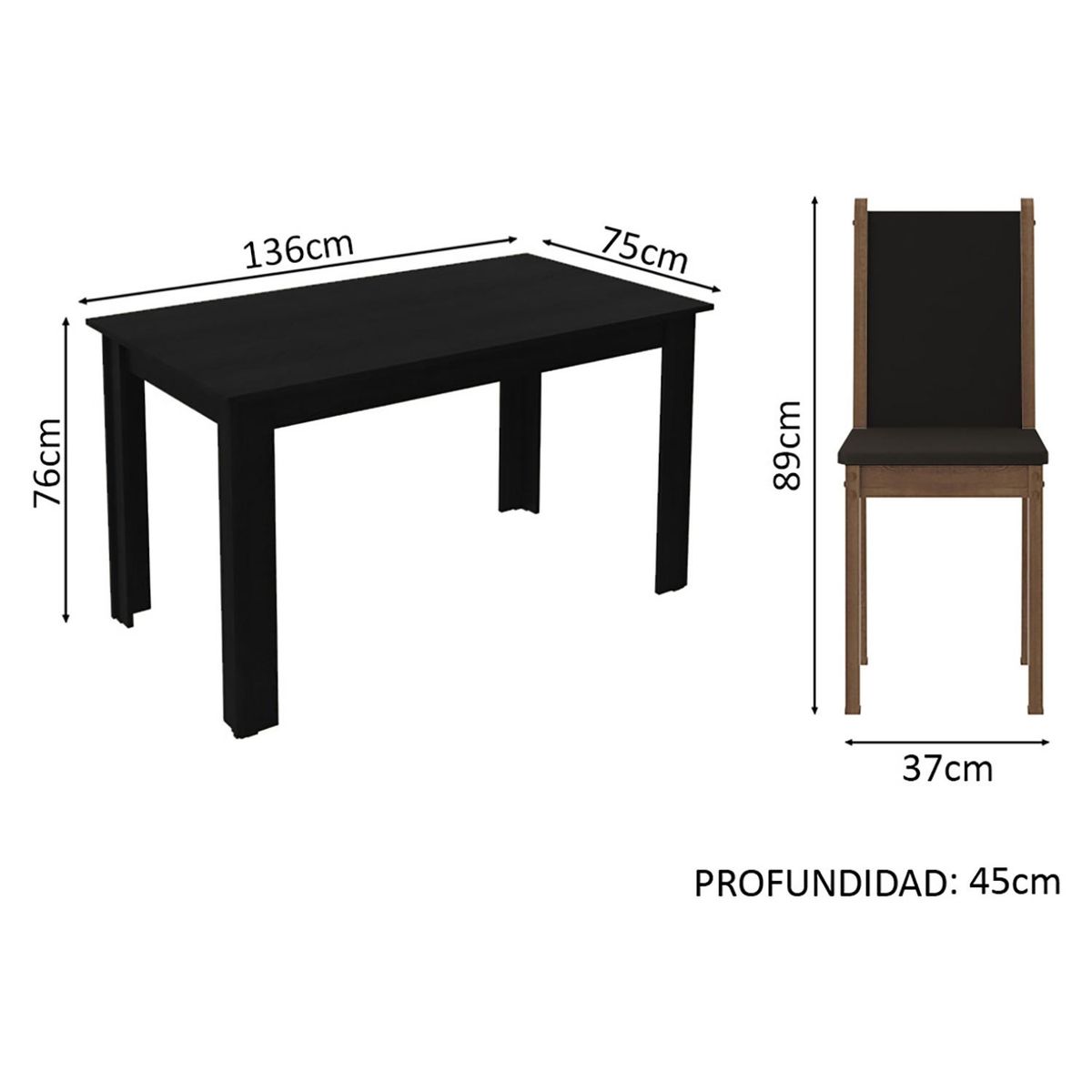 VEKKAHOME - Comedor Lola Nordic Vekkahome