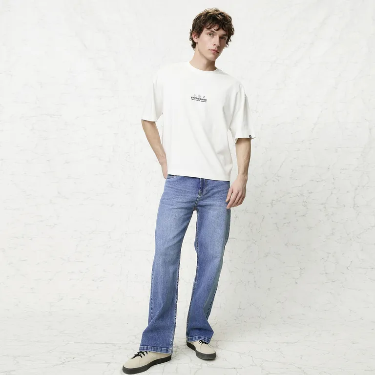 Jeans Straight Hombre