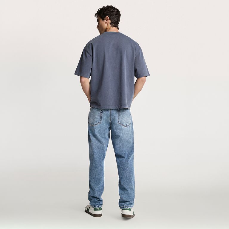 Jeans Slim Tiro Medio Mujer