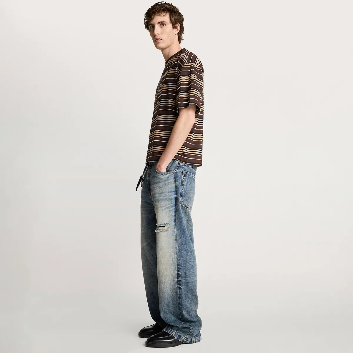 AMERICANINO - Jeans Hombre 06 Straight Boot Cut Fit Americanino