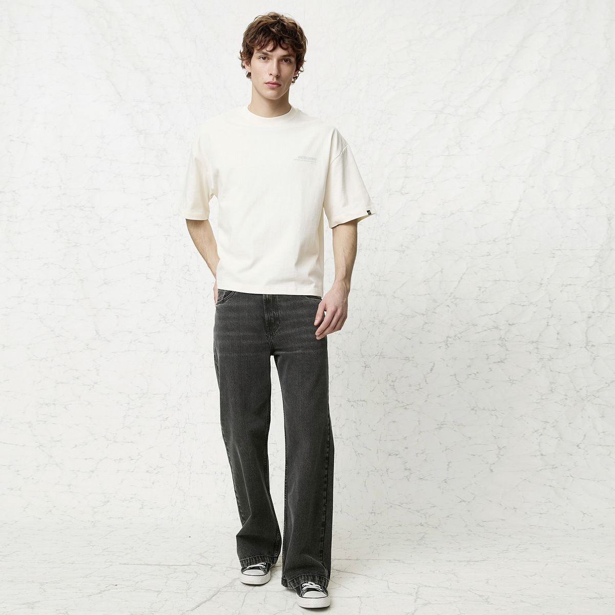 AMERICANINO - Jeans Hombre 06 Straight Boot Cut Fit Americanino