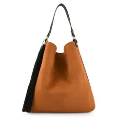 AMPHORA - Cartera Corte Recto Reversible Raven Grande Café