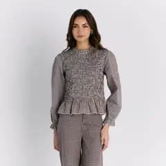 LOUNGE - Blusa Panal Gardenia Mujer