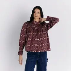 LOUNGE - Blusa Boho Magnolia Mujer