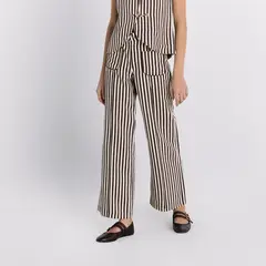 LOUNGE - Pantalón Rayas Boho Loto Mujer