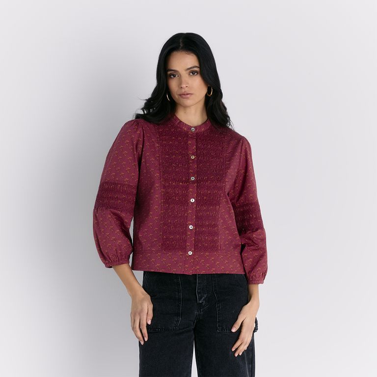 Blusa Boho Malva Mujer