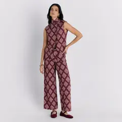 LOUNGE - Top Cruzado Loto Mujer