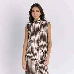 LOUNGE - Top Cruzado Loto Mujer