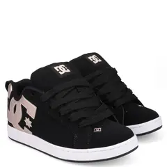 DC SHOES - Court Graffik Zapatilla Urbana Mujer Cuero Negro