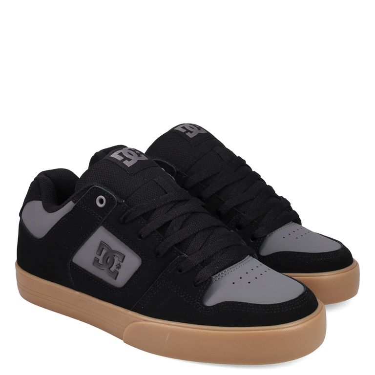 Pure Zapatilla Urbana Hombre Cuero Gris