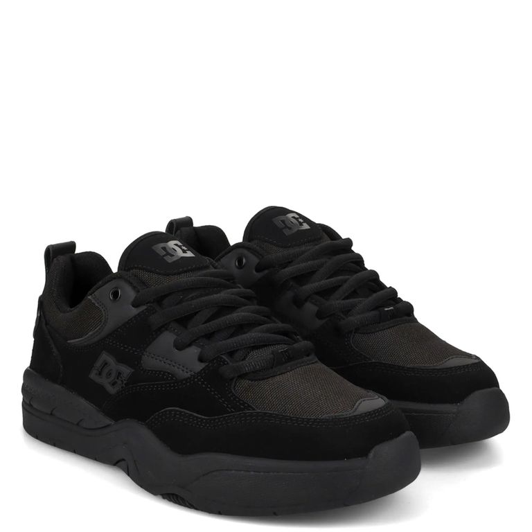 Central Zapatilla Urbana Hombre Cuero Negro