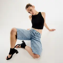 SYBILLA - Short Bermuda Brillos Mujer