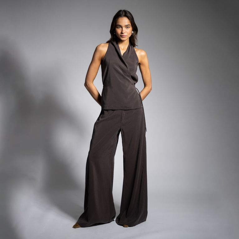 Blusa Mali Chocolate Mujer