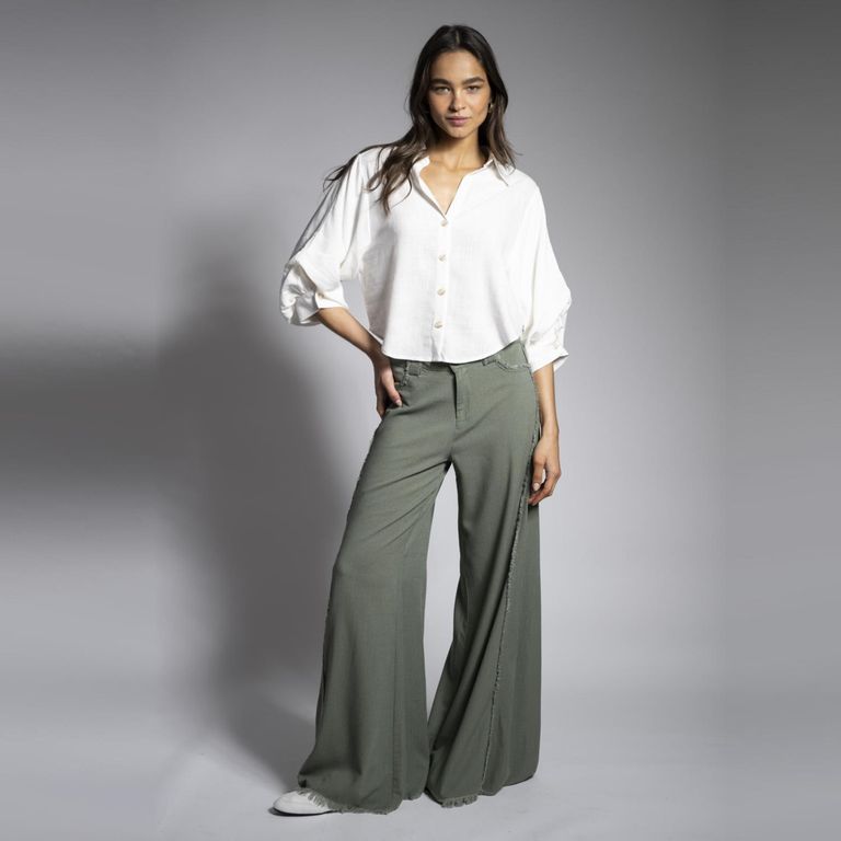 Blusa Manga Corta Mujer