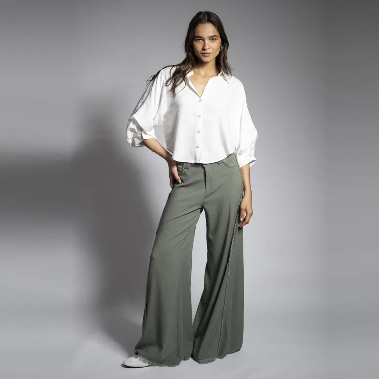 Blusa Manga Corta Mujer