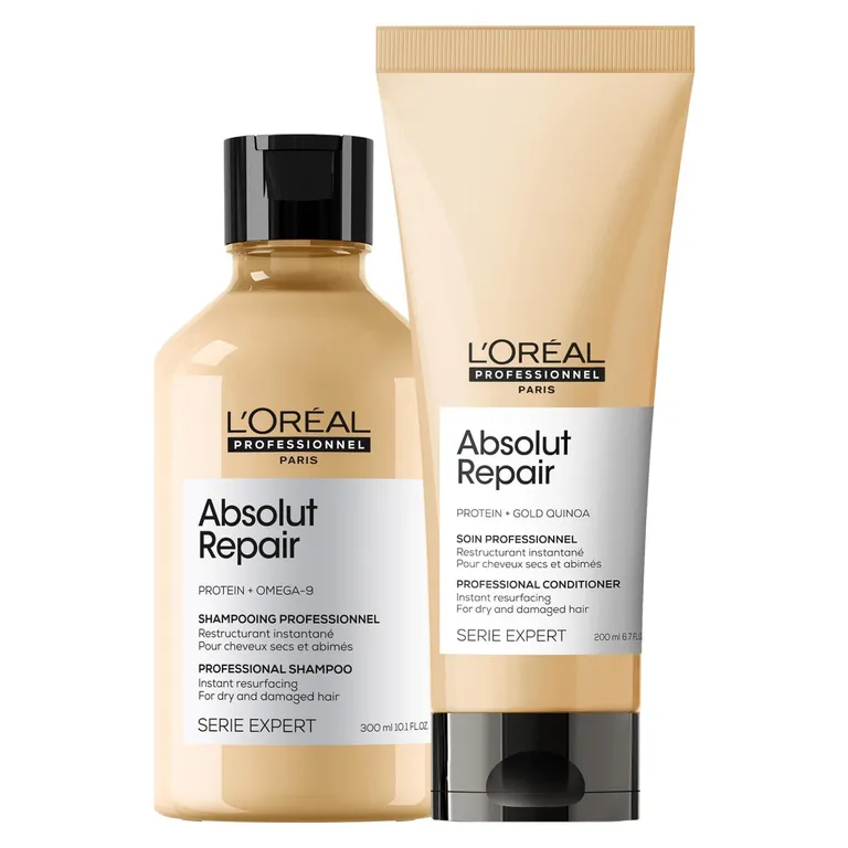 Set Profesional Reparación Shampoo 300ml + Acondicionador 200ml Absolut Repair