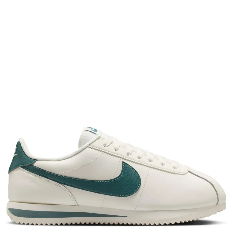 Cortez Zapatilla Urbana Mujer Cuero Blanco