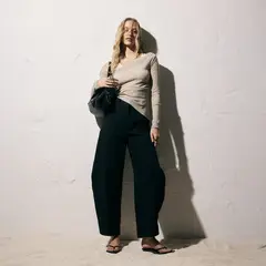 SAINTMALE - Pantalón Vito Mujer Tiro Medio