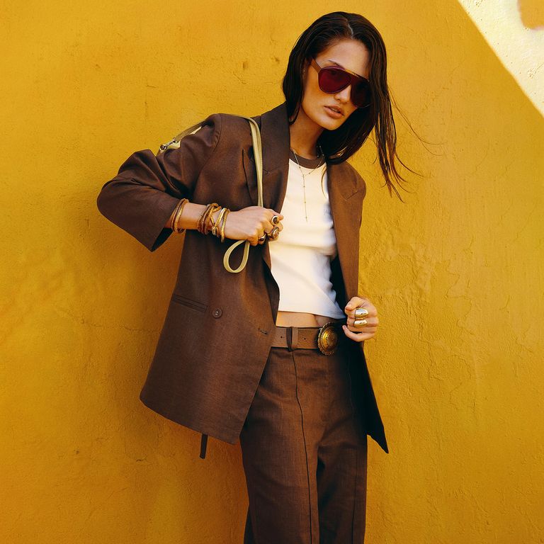 Blazer Lino Mujer