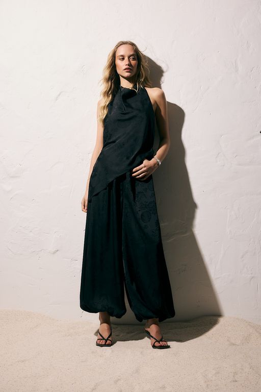 Pantalón Soley Negro Mujer