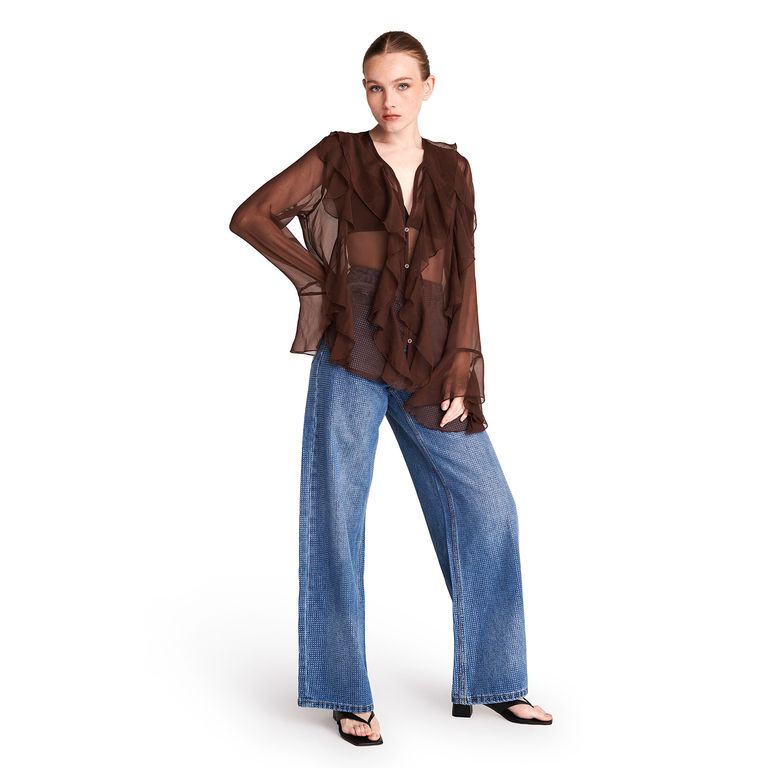 Blusa Silvi Tul Vuelos Mujer