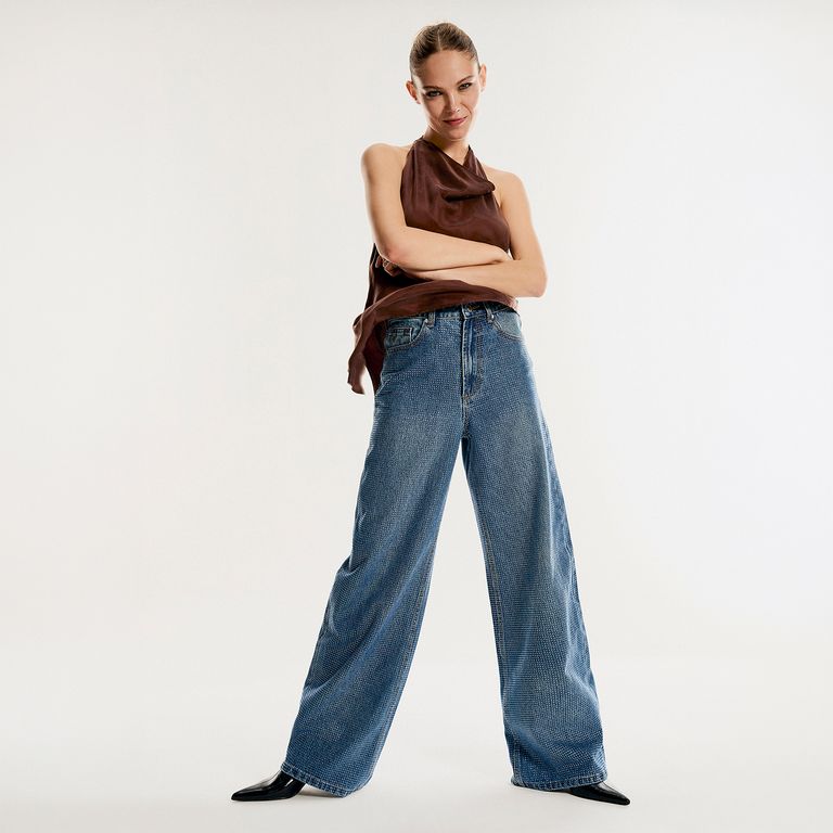 Pantalón Tiro Medio Mujer