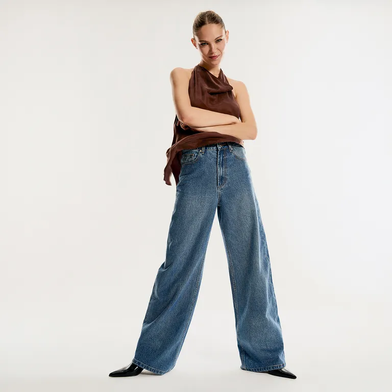 Pantalón Tiro Medio Mujer
