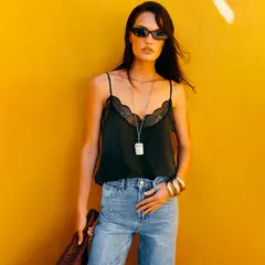 SAINTMALE - Blusa Poli Cupro Mujer