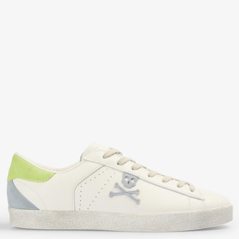 Henry Zapatilla Urbana Hombre Cuero Verde