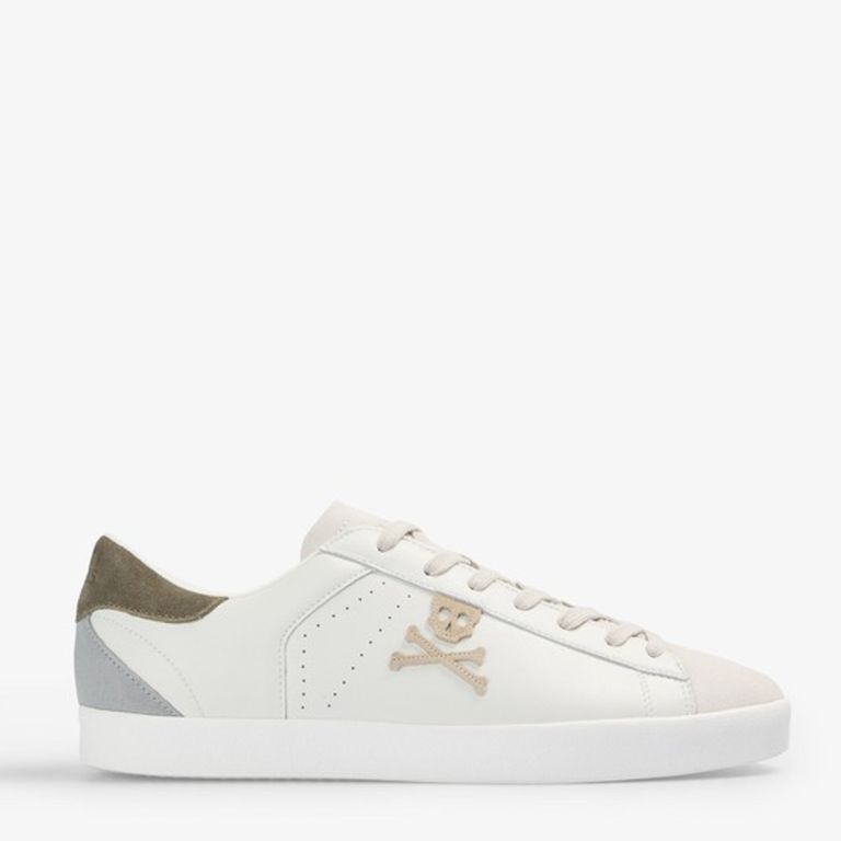 Henry Zapatilla Urbana Hombre Cuero Beige