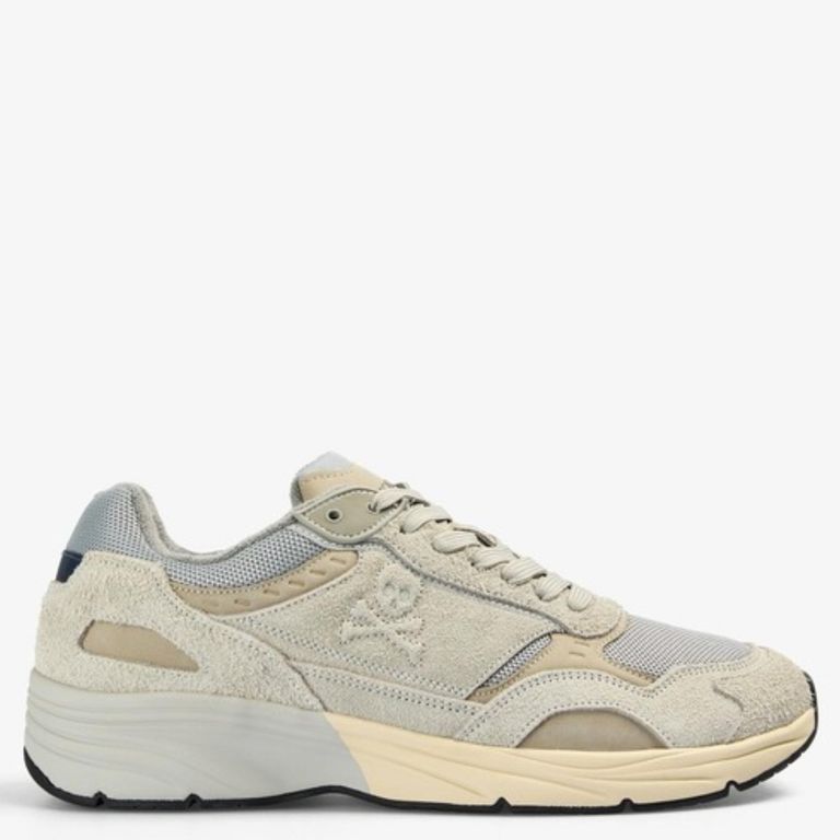 Nujames Shadow Zapatilla Urbana Hombre Cuero Gris